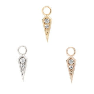 Spike - CZ - Charm Charms Buddha Jewelry