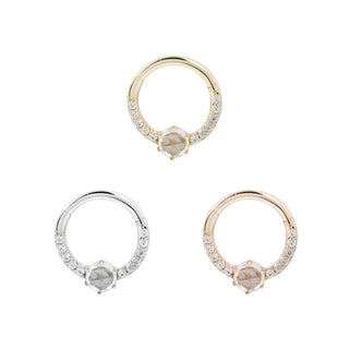 Tinsley - CZ + White Sapphire - Clicker Clickers Buddha Jewelry