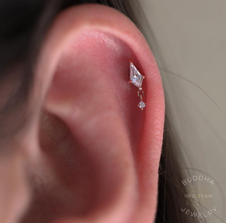 It's All Happening - Dangle CZ - Threadless End Threadless Ends Buddha Jewelry