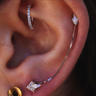 No Sleep Till Brooklyn - CZ - Threadless End Threadless Ends Buddha Jewelry