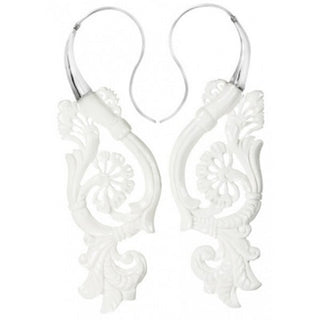 Keepsake - Bone + Silver Cap Organic Hanging Styles Buddha Jewelry