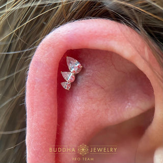 Myriad - CZ - Threadless End Threadless Ends Buddha Jewelry