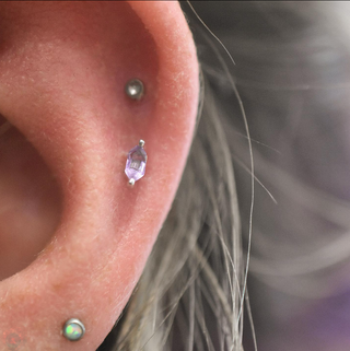 Oh My My - Hex Cut Amethyst - Threadless End Threadless Ends Buddha Jewelry