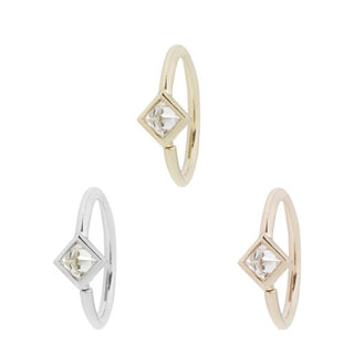 Mae CZ Seamless Ring Seam Rings Buddha Jewelry