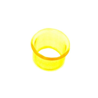 Glass Eyelets - Amber Glass Buddha Jewelry