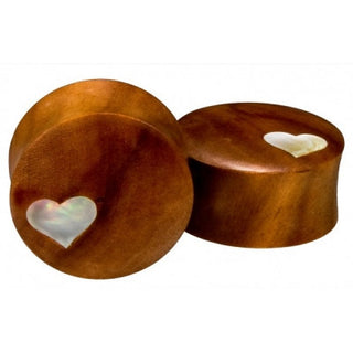 Modern Romance Plugs - Saba wood + Mother of Pearl Sale Jewelry Buddha Jewelry