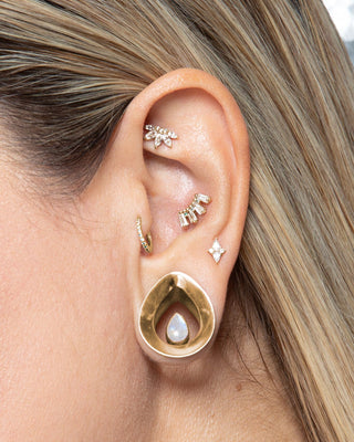 Ethereal - CZ - Threadless End Threadless Ends Buddha Jewelry