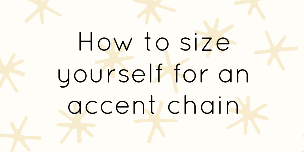 Chain sizing information