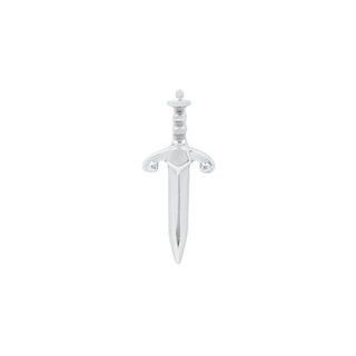 Blade - Threadless End Threadless Ends Buddha Jewelry White Gold  