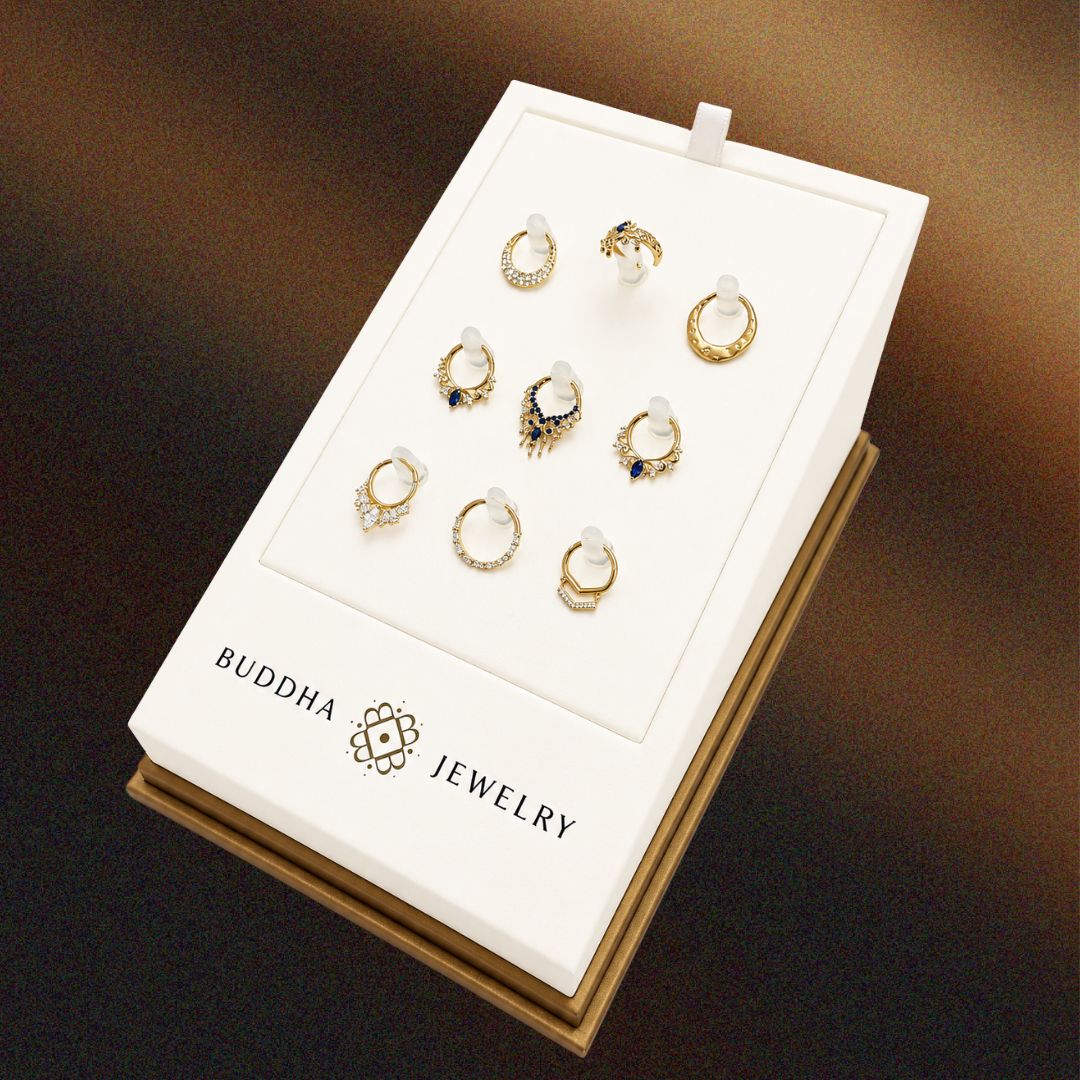 Display with Interchangeable Panels (Full Kit) Displays Buddha Jewelry