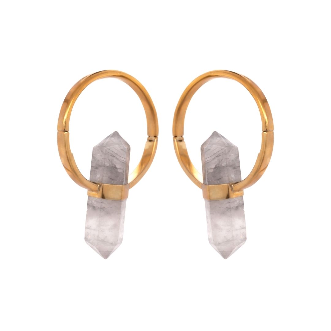 Alchemy Weights - Smoky Quartz - Brass Weights Buddha Jewelry