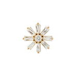 APP-Deliah Threadless End with CZ Threadless Ends Buddha Jewelry 14k Yellow Gold