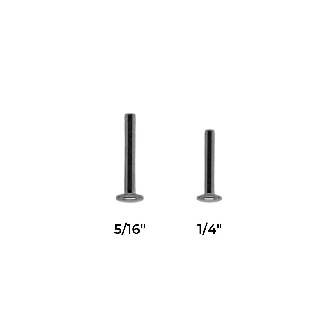 Titanium Threadless Posts by Cascade Body Jewelry Posts Cascade Body Jewelry