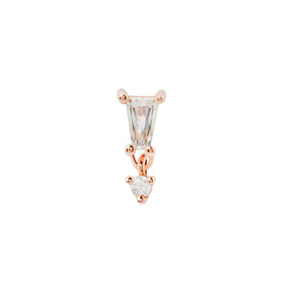 Yves Dangle - Threadless End Threadless Ends Buddha Jewelry Rose Gold  