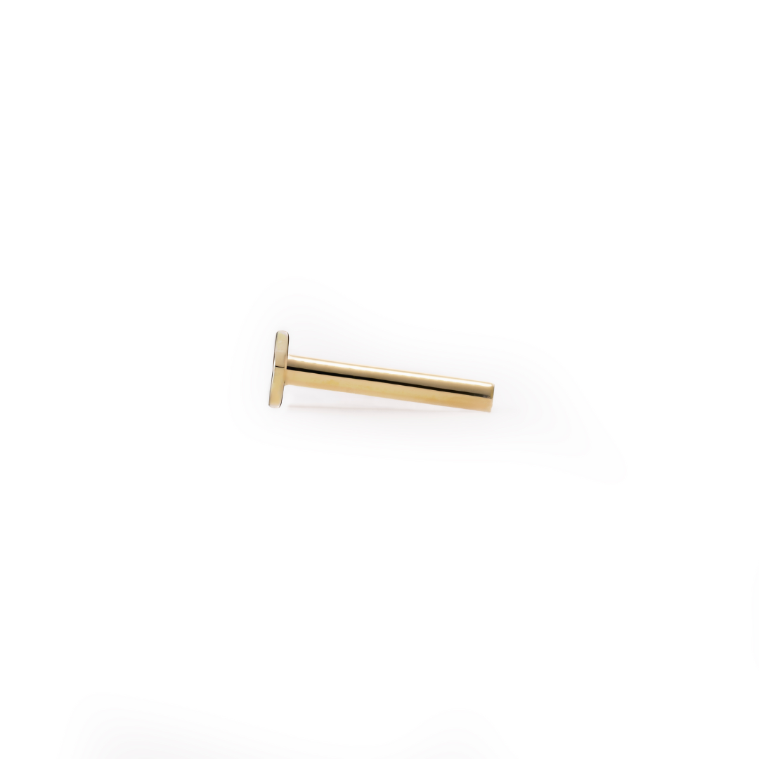 Gold Threadless Post Posts Buddha Jewelry