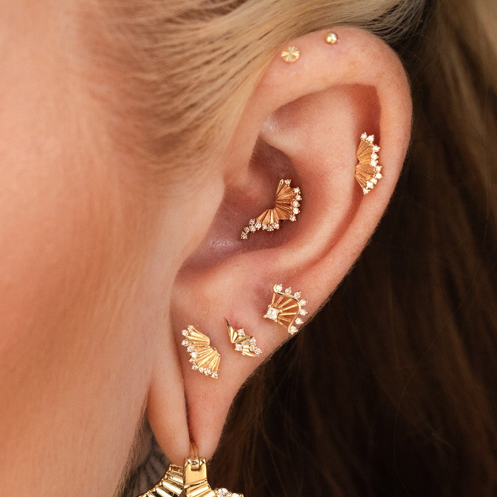 Scene Shaker Threadless End with CZ Threadless Ends Buddha Jewelry