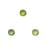 Peekaboo Threadless End with Peridot Threadless Ends Buddha Jewelry