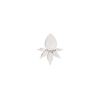 Lavish - Threadless End Threadless Ends Buddha Jewelry White Gold  