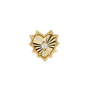 Bad Romance - CZ - Threadless End Threadless Ends Buddha Jewelry Yellow Gold  