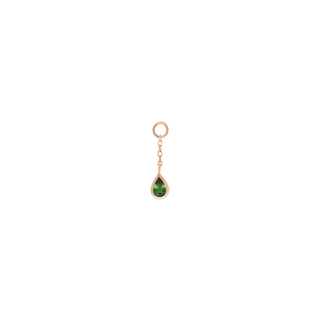 Concorde - Green Tourmaline + Chain - Charm Charms Buddha Jewelry Yellow Gold