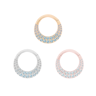 Metamorphosis - Blue Topaz Ombre - Clicker Clickers Buddha Jewelry