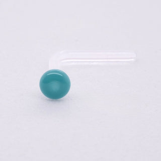 Glass Nostril Retainer - Assorted Colors Glass Buddha Jewelry