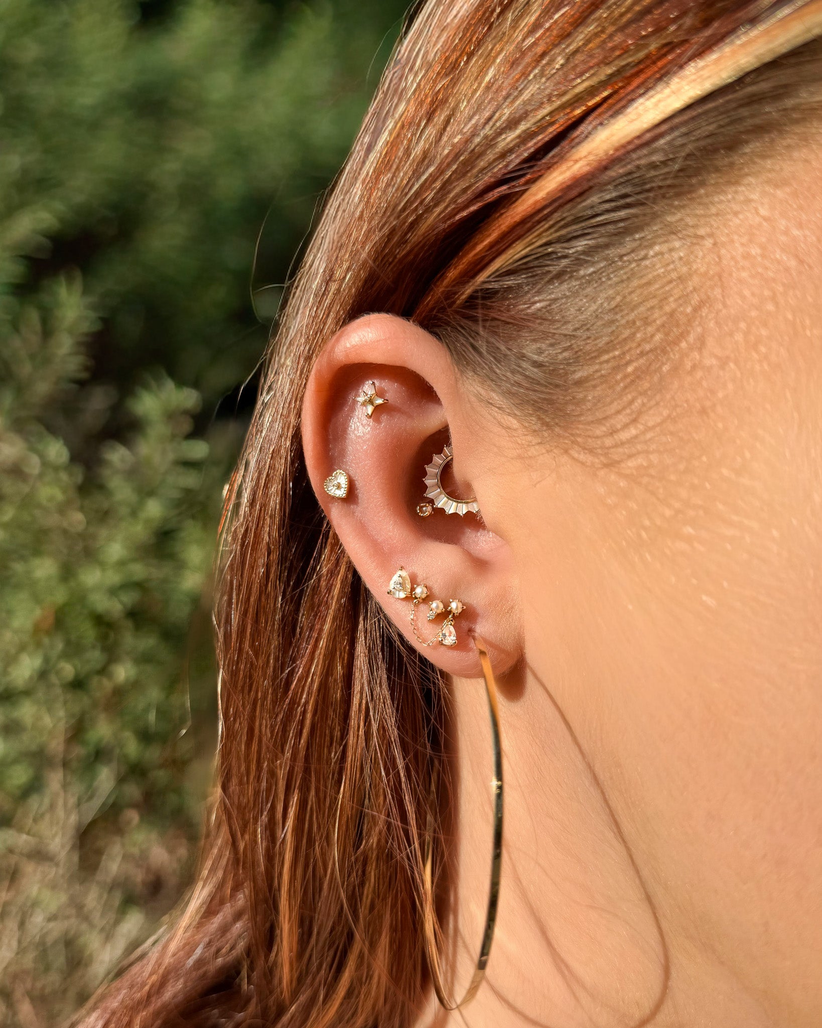RION x Buddha Jewelry Abundant Flat Hoops Earrings RION x Buddha Jewelry