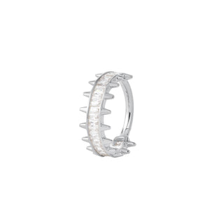 Akira - CZ - Clicker Clickers Buddha Jewelry White Gold  