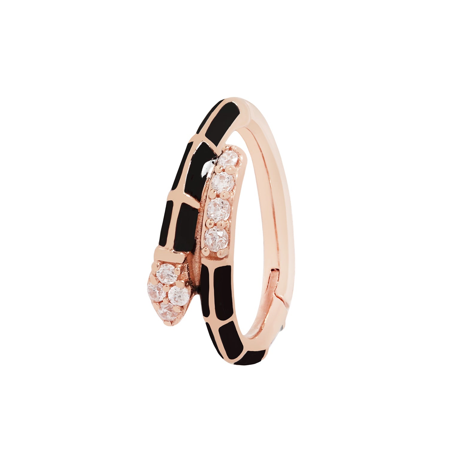 Anti Hero Clicker with Enamel Clickers Buddha Jewelry 14k Rose Gold