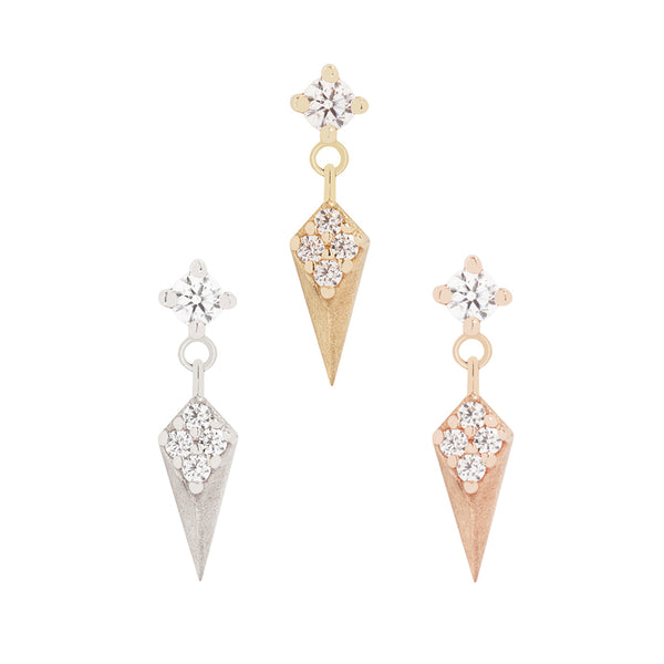 Artform Threadless End with CZ Threadless Ends Buddha Jewelry