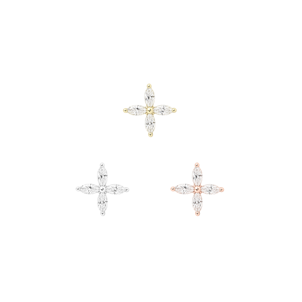 Atmosphere Threadless End with CZ Threadless Ends Buddha Jewelry