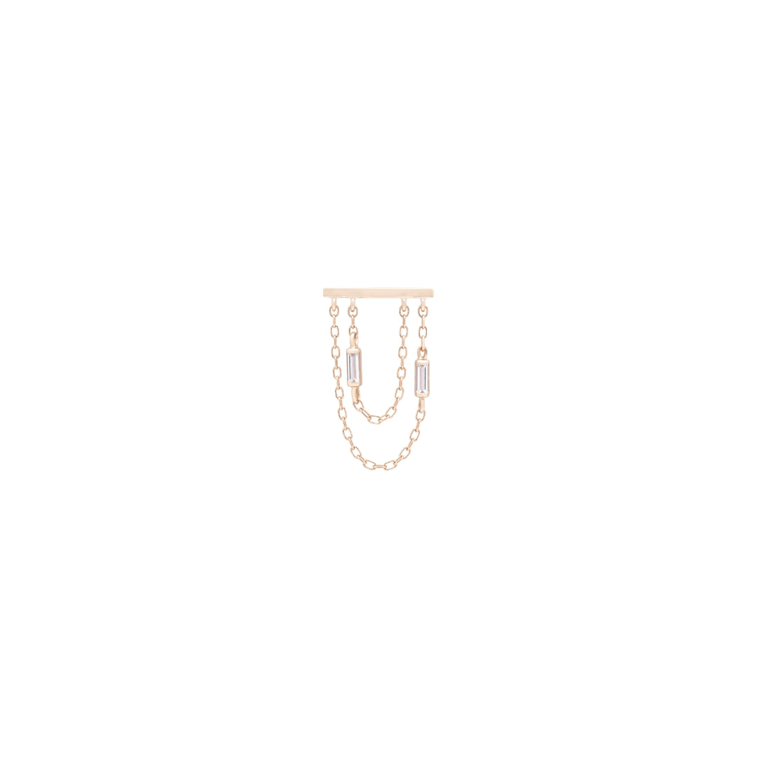 Attention Everyone Threadless End with CZ Threadless Ends Buddha Jewelry 14k Rose Gold