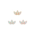 APP-Moet Mini Threadless End with Opal Threadless Ends Buddha Jewelry