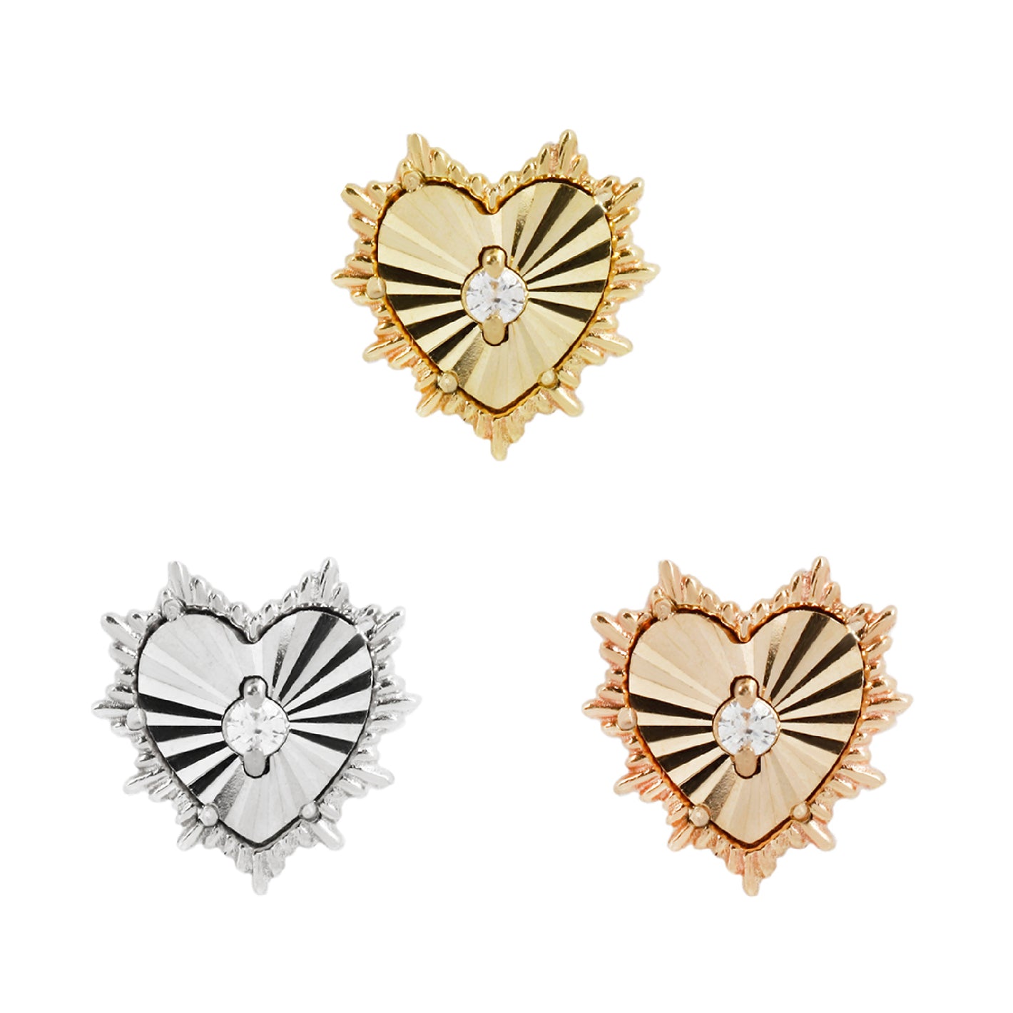 Bad Romance Threadless End with CZ Threadless Ends Buddha Jewelry