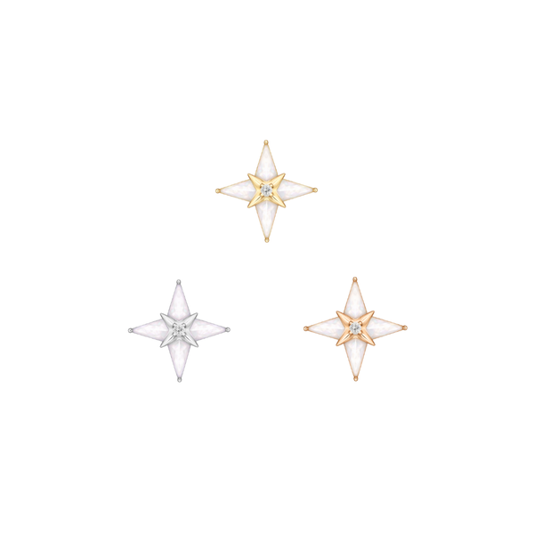 Biarritz Threadless End with Mother of Pearl Threadless Ends Buddha Jewelry