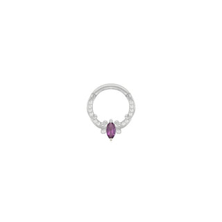 Coterie - Amethyst - Clicker Clickers Buddha Jewelry White Gold
