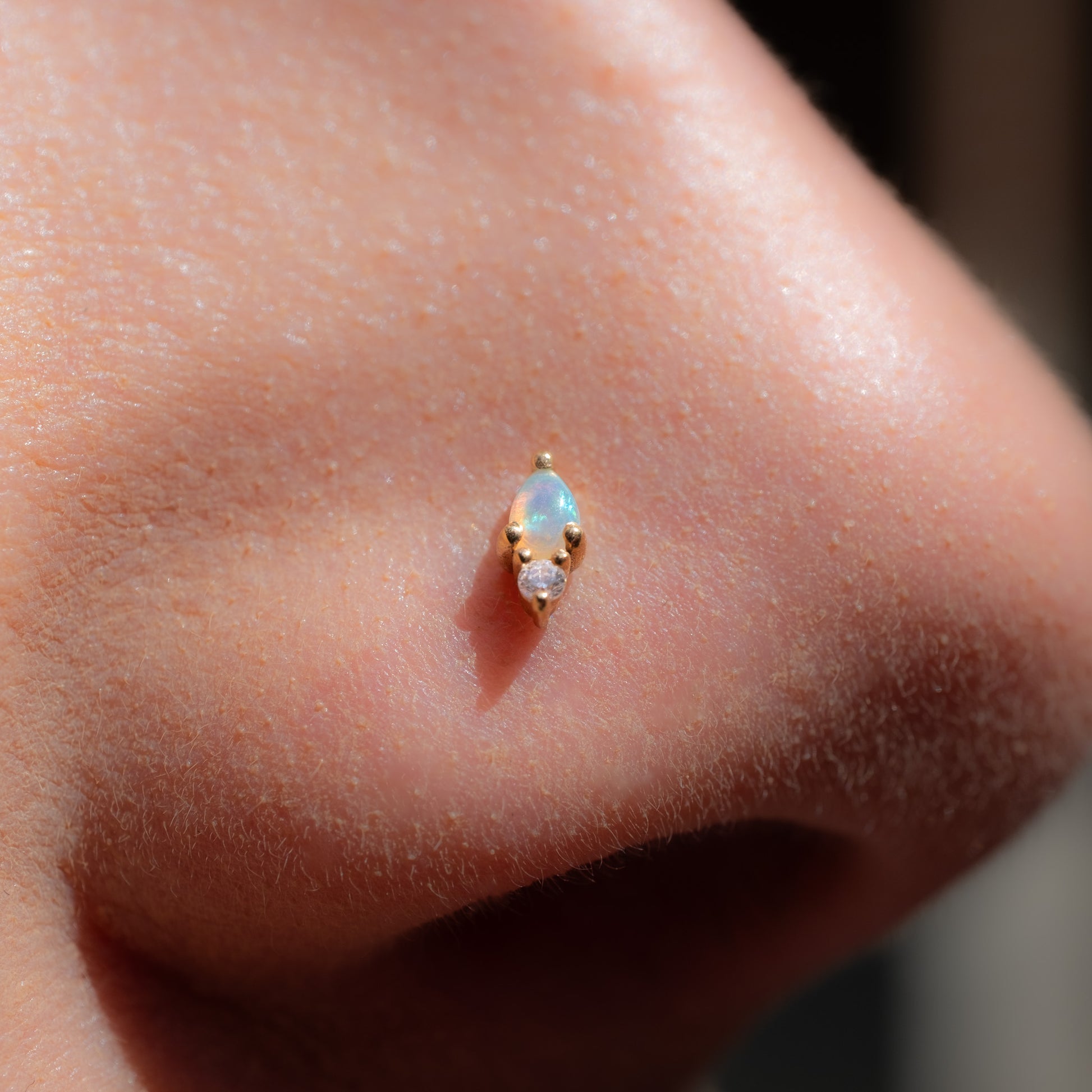 Daydream Threadless End with Opal Threadless Ends Buddha Jewelry