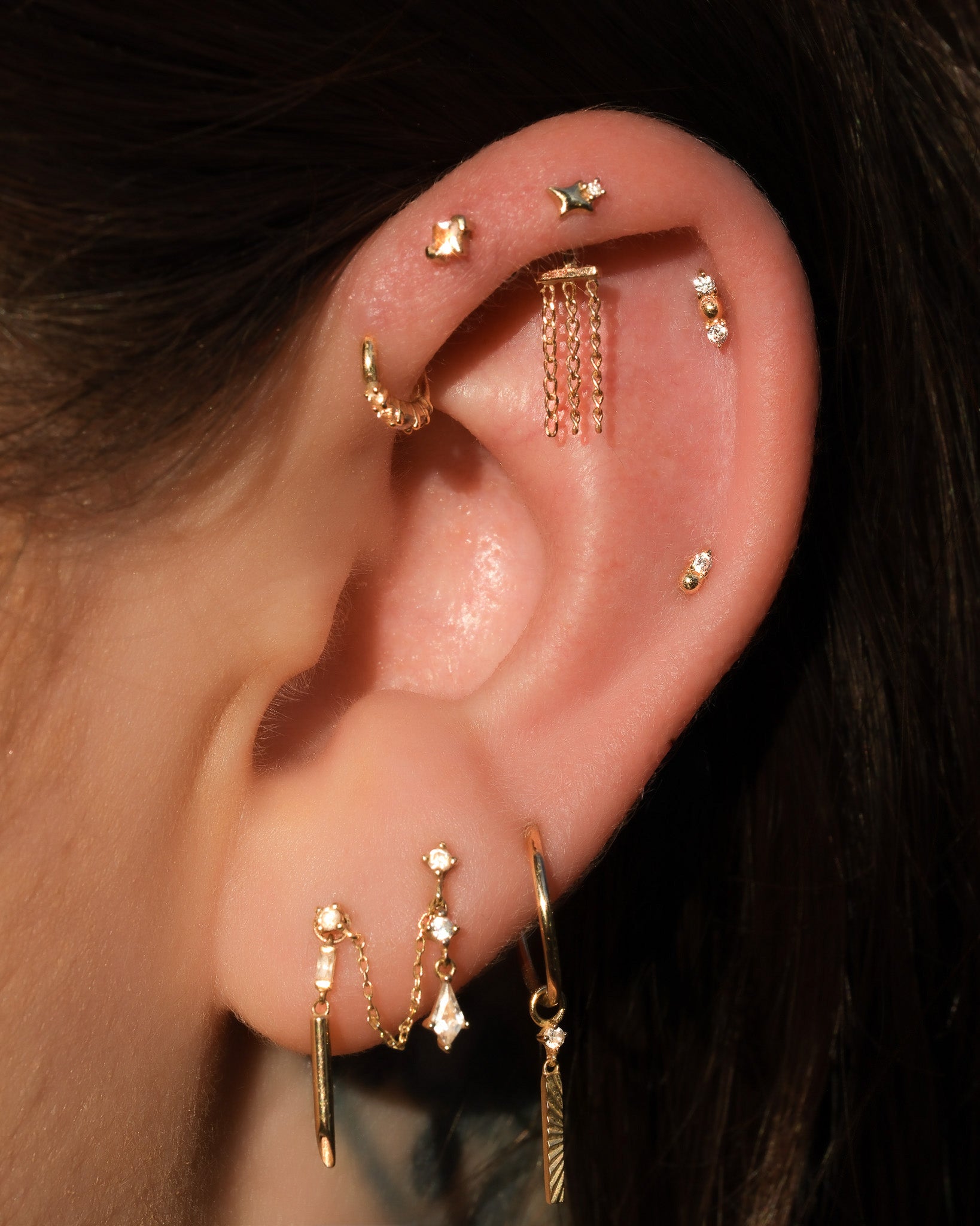 Babe Threadless End with Diamond Threadless Ends Buddha Jewelry