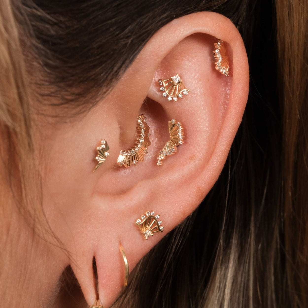 Scene Shaker Threadless End with CZ Threadless Ends Buddha Jewelry