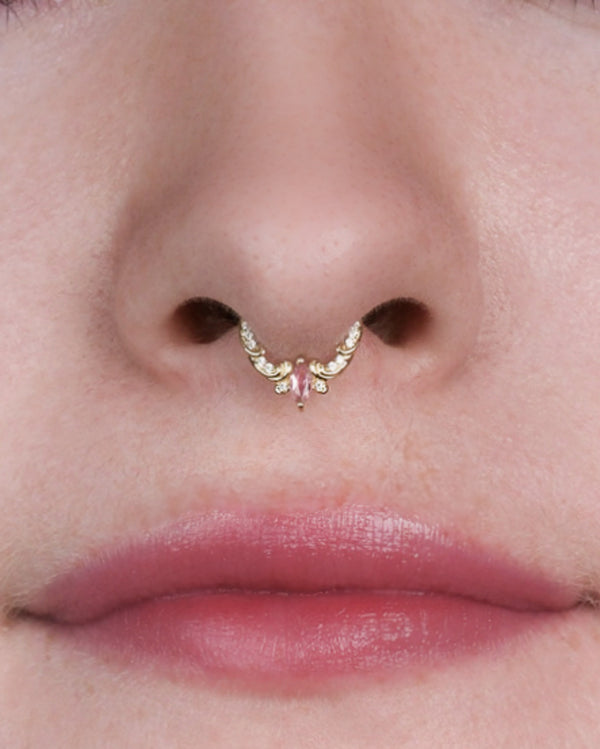 Coterie Clicker with Pink Tourmaline Clickers Buddha Jewelry