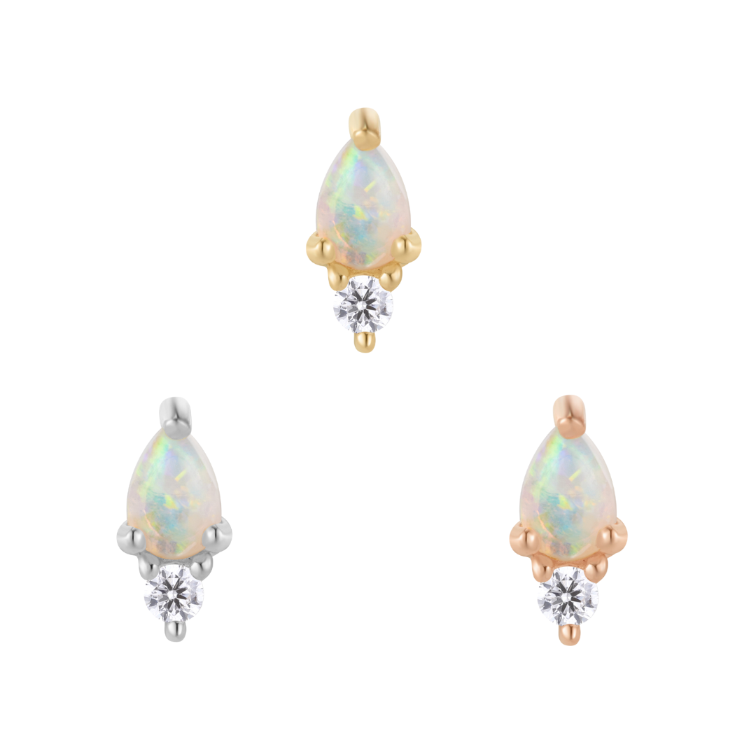 Daydream Threadless End with Opal Threadless Ends Buddha Jewelry