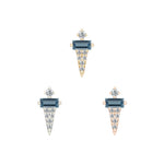 Dystrikt Threadless End with London Blue Topaz Threadless Ends Buddha Jewelry