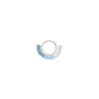 Echelon - London Blue Topaz - Clicker Clickers Buddha Jewelry White Gold