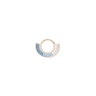 Echelon - London Blue Topaz - Clicker Clickers Buddha Jewelry Rose Gold