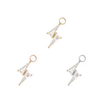 Electrify Charm with CZ Charms Buddha Jewelry