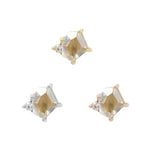 Elicit Threadless End with CZ Threadless Ends Buddha Jewelry