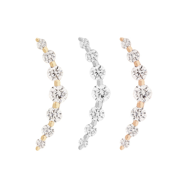 Everlasting Threadless End with CZ Threadless Ends Buddha Jewelry