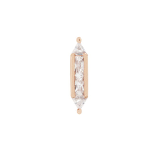 Fearless - CZ - Threadless End Threadless Ends Buddha Jewelry Rose Gold