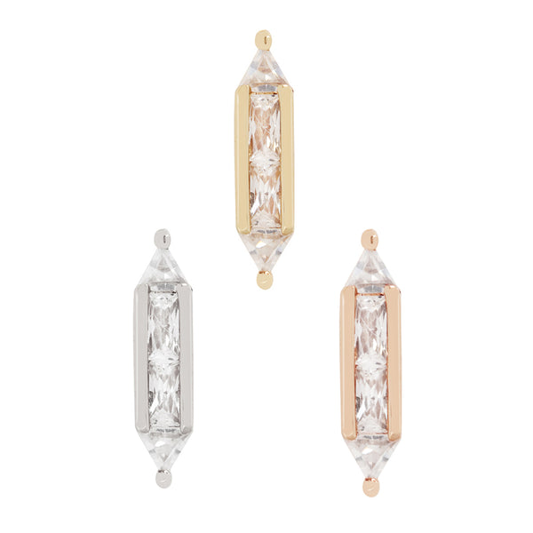 Fearless Threadless End with CZ Threadless Ends Buddha Jewelry