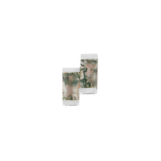 Fervor - Moss Agate - Threadless End Threadless Ends Buddha Jewelry White Gold  